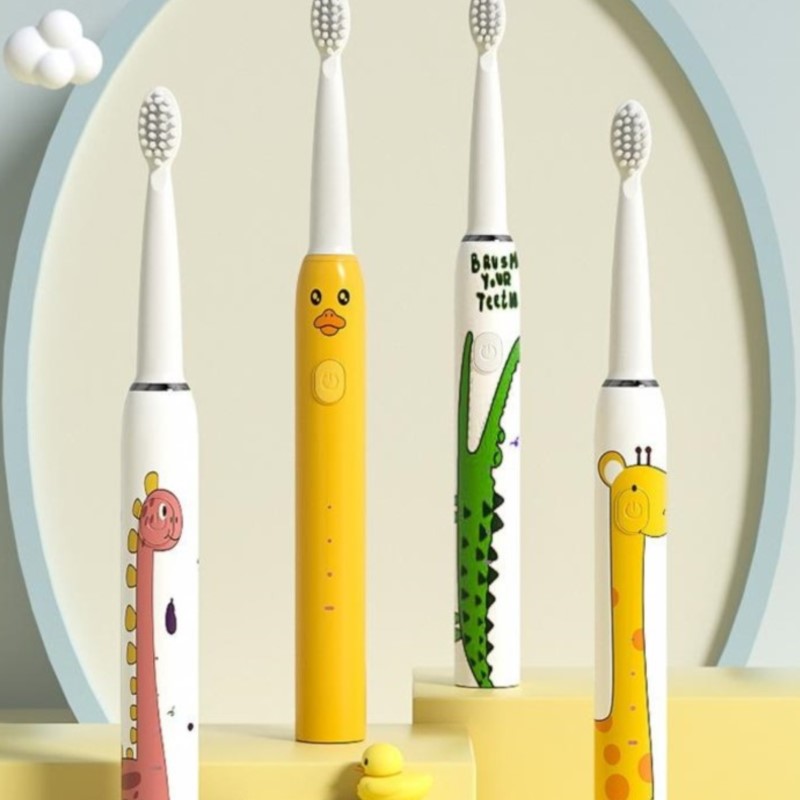 Teeth Whitening Kit - Spazzolino elettrico per bambini, con setole